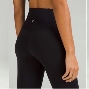 lululemon Align RIBBED panel Black High-Rise tights 25”